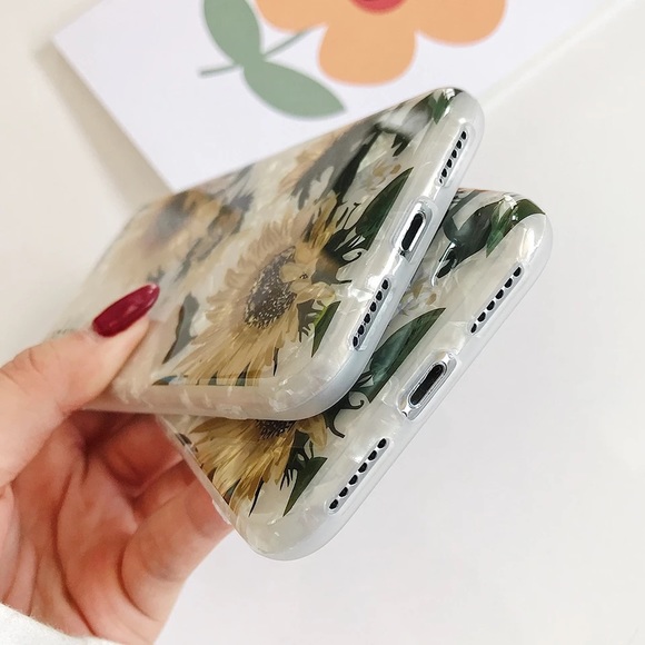 NEW iPhone 14/12/Pro/Max Vintage Sunflower case - Picture 6 of 7
